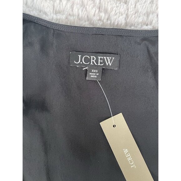 J Crew Feather-Embellished Tank Top in Chiffon Sz XXS - Picture 2 of 10